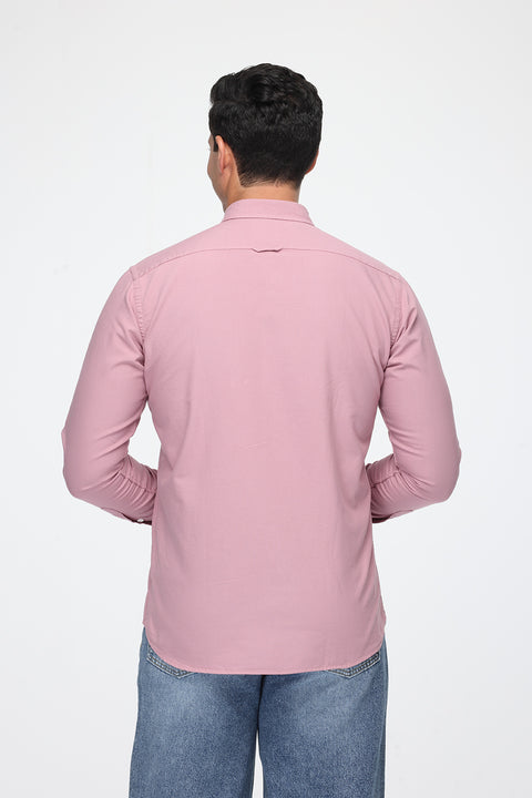 New Fit Shirt Oxford Pink 100% Cotton