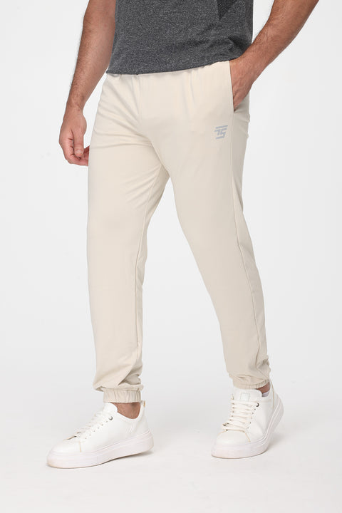 Regular Fit Sports Pants Beige
