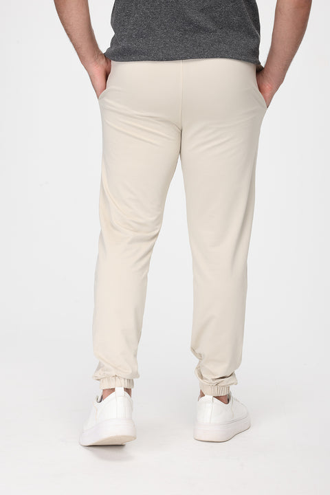 Regular Fit Sports Pants Beige