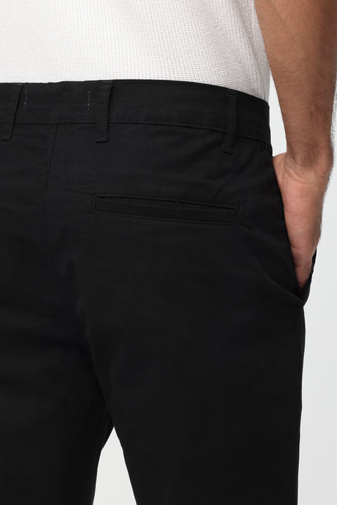 Slim Fit Chino Black