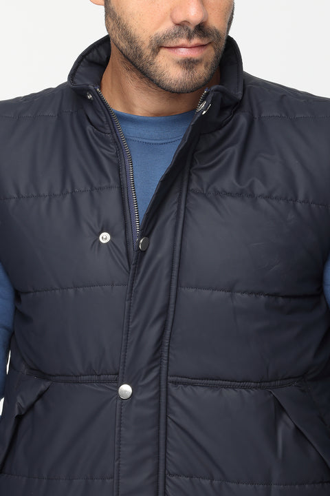 Regular Fit Vest Dark Blue