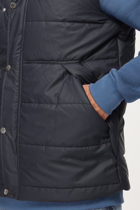 Regular Fit Vest Dark Blue