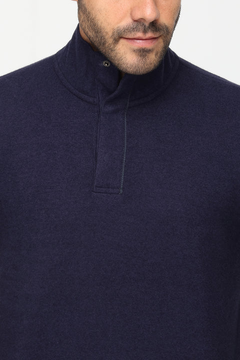 Regular Fit Sweat Shirt Dark Blue