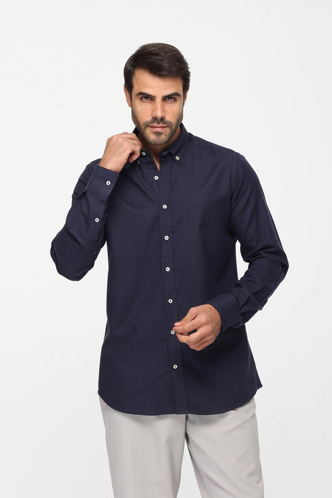 New Fit Shirt Dark Blue