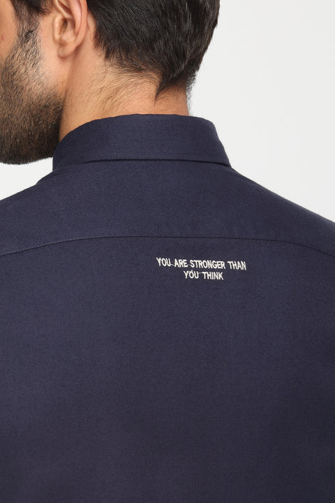 New Fit Shirt Dark Blue