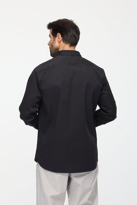 New Fit Shirt Chino Black