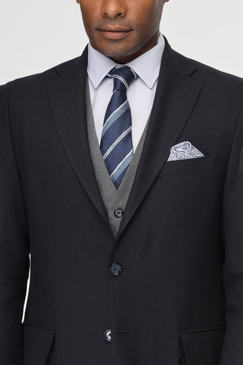 Slim Fit Suit Dark Blue