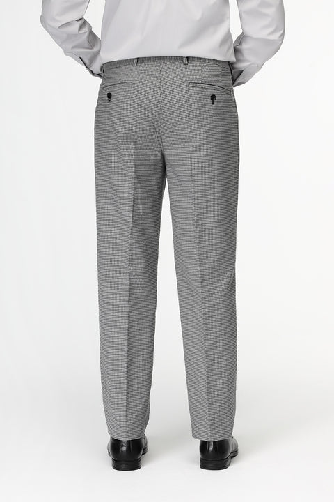 Slim Straight Fit Classic Pants Gray