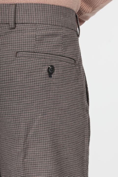 Slim Straight Fit Classic Pants Beige