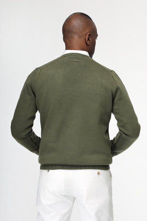 Regular Fit Pullover Green