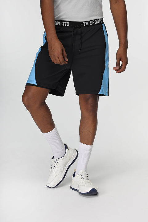 Regular Fit Sports Short Black