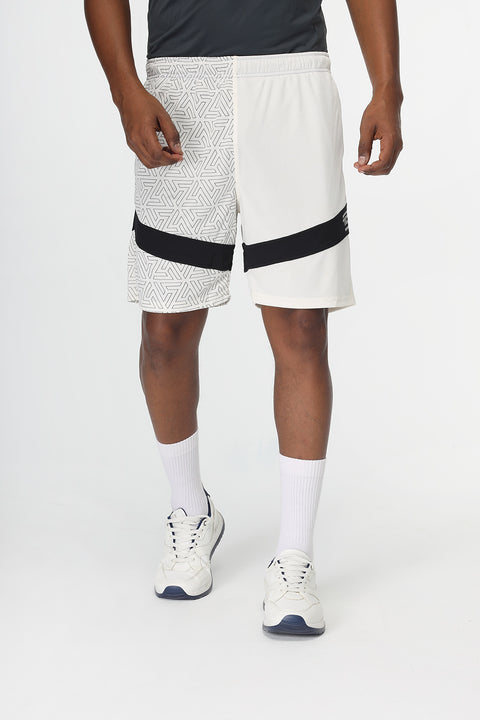 Regular Fit Sports Short Off White