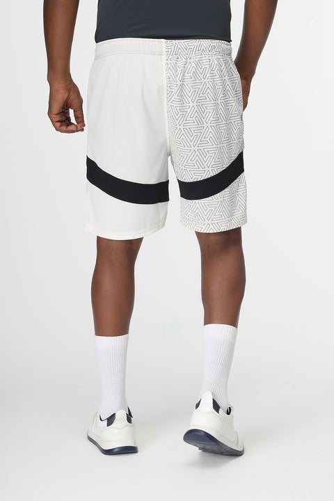 Regular Fit Sports Short Off White