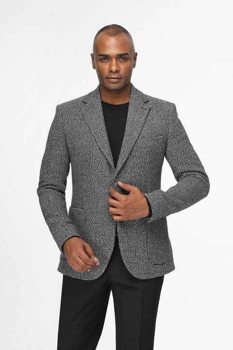 Slim Fit Blazer Black