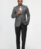 Slim Straight Fit Suit Gray