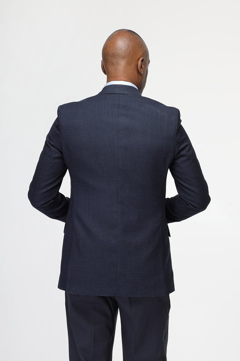 Slim Straight Fit Suit Dark Blue