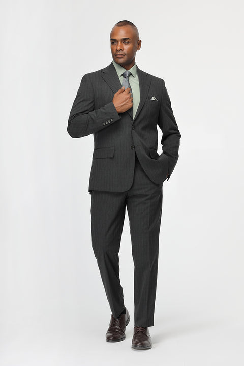 Regular Fit Suit Green