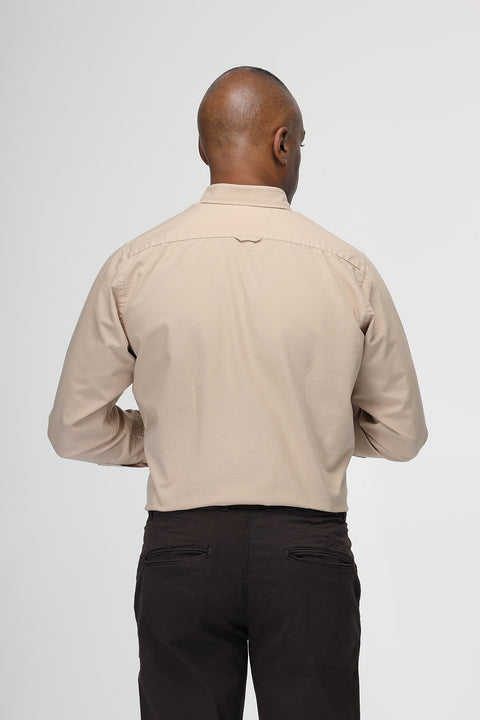 New Fit Shirt Oxford Beige