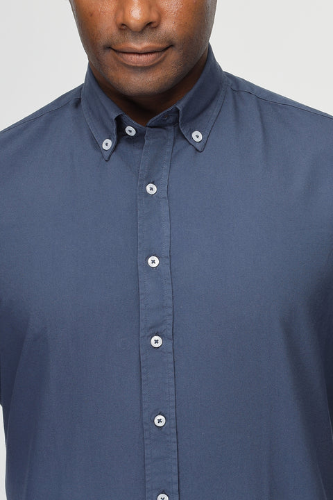 New Fit Shirt Oxford Blue
