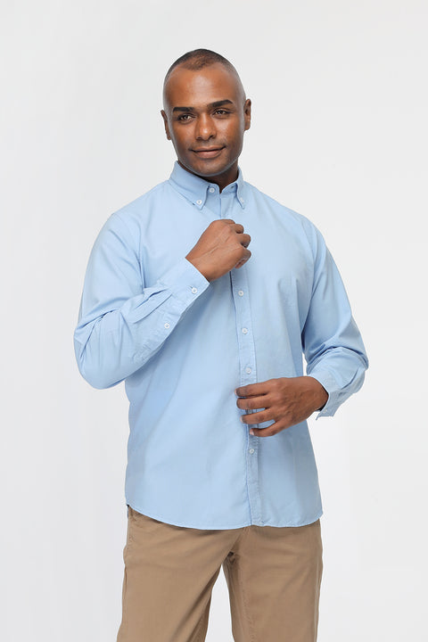 New Fit Shirt Oxford Light Blue