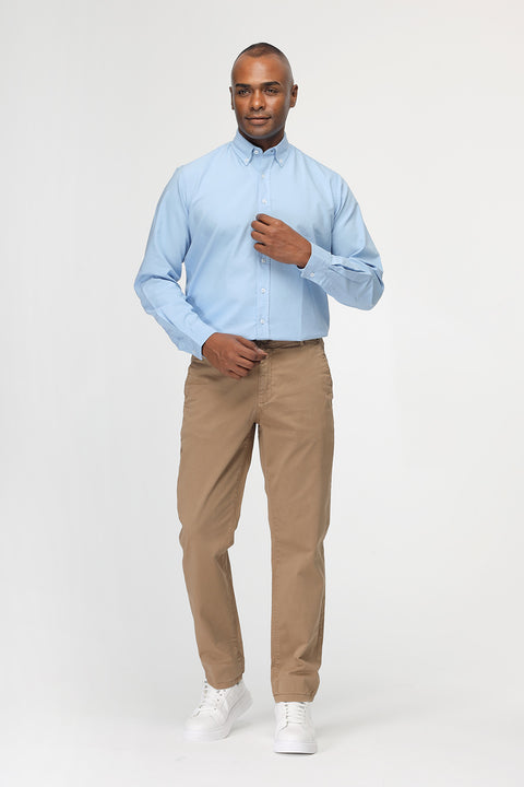 Slim Straight Chino Beige