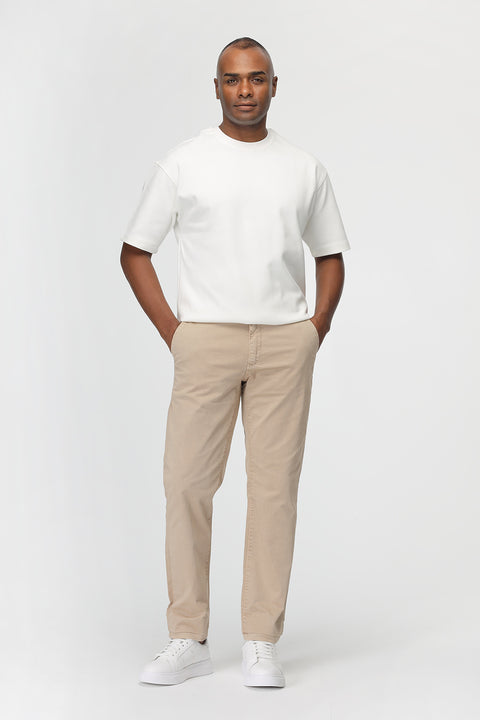 Slim Straight Chino Beige