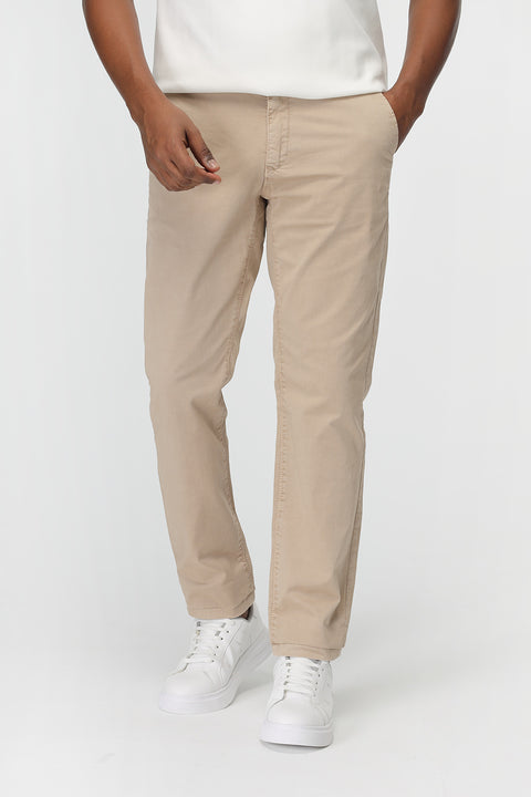 Slim Straight Chino Beige