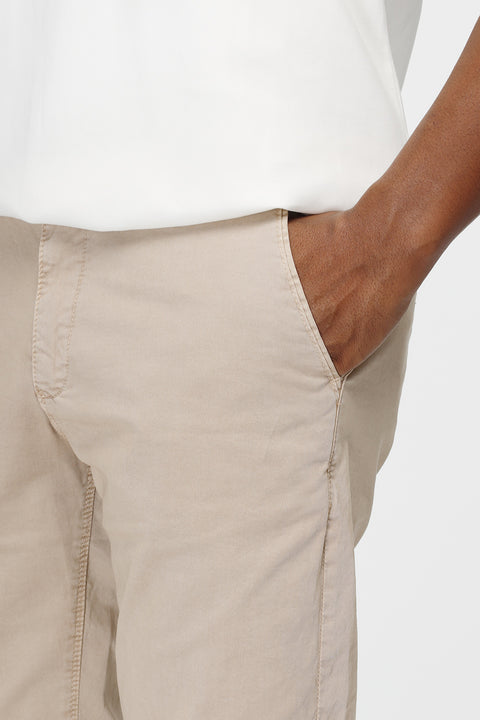 Slim Straight Chino Beige
