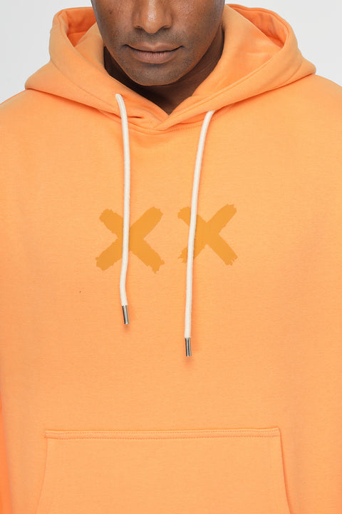 Relax Fit Sweat Shirt Orange