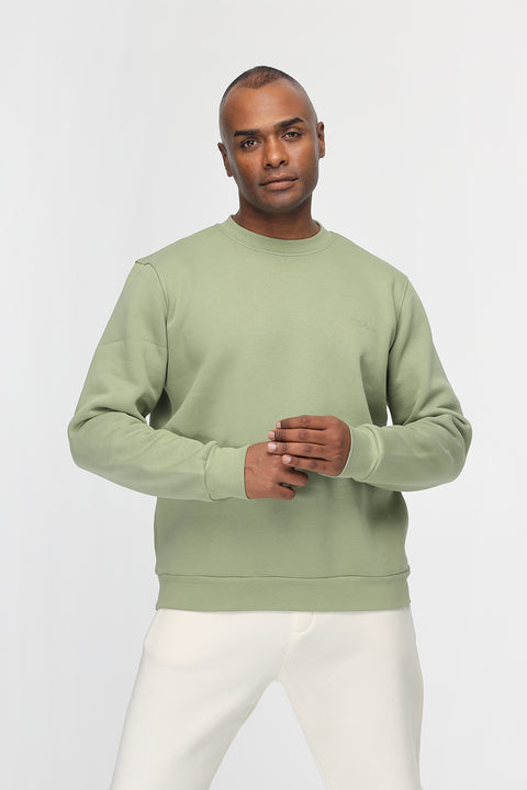 Regular Fit Sweat Shirt Light Green