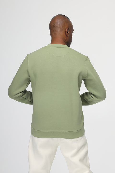 Regular Fit Sweat Shirt Light Green