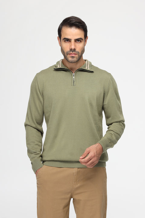 Regular Fit Pullover Green