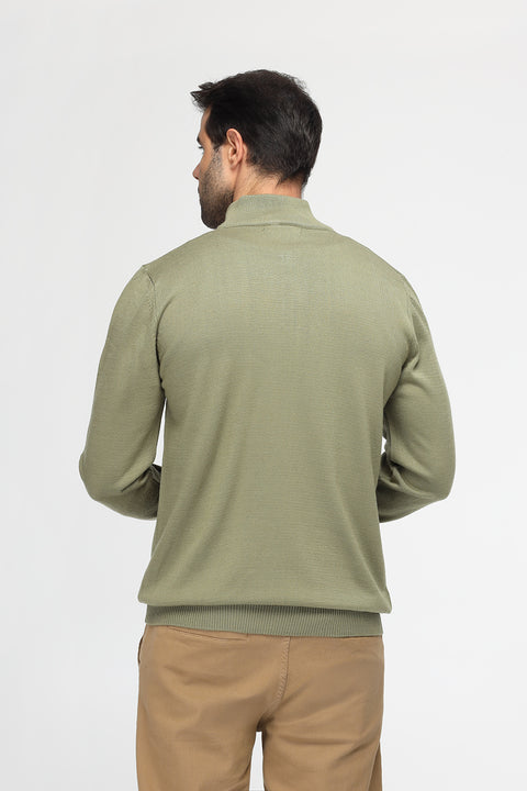 Regular Fit Pullover Green