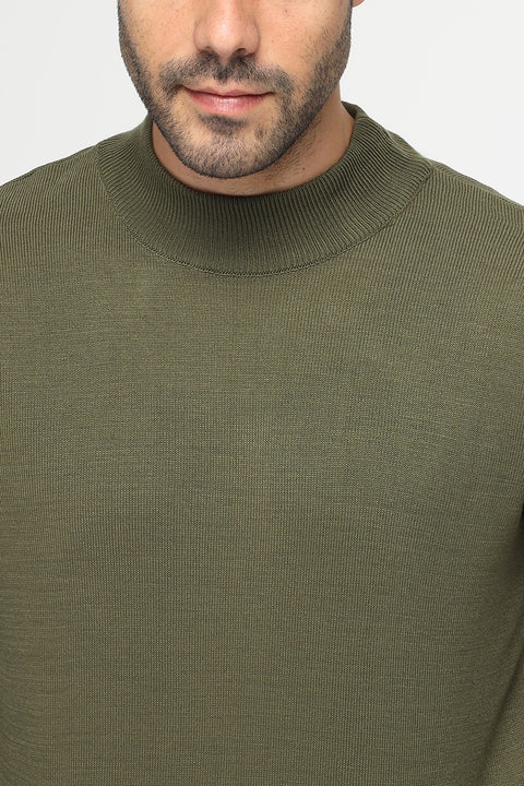Regular Fit Pullover Green