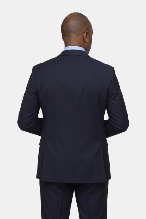 Regular Fit Wool Suit  Dark Blue