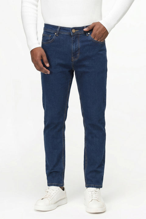 Slim Fit Trousers Jeans Blue