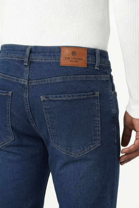 Slim Fit Trousers Jeans Blue