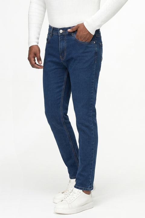 Slim Fit Trousers Jeans Blue