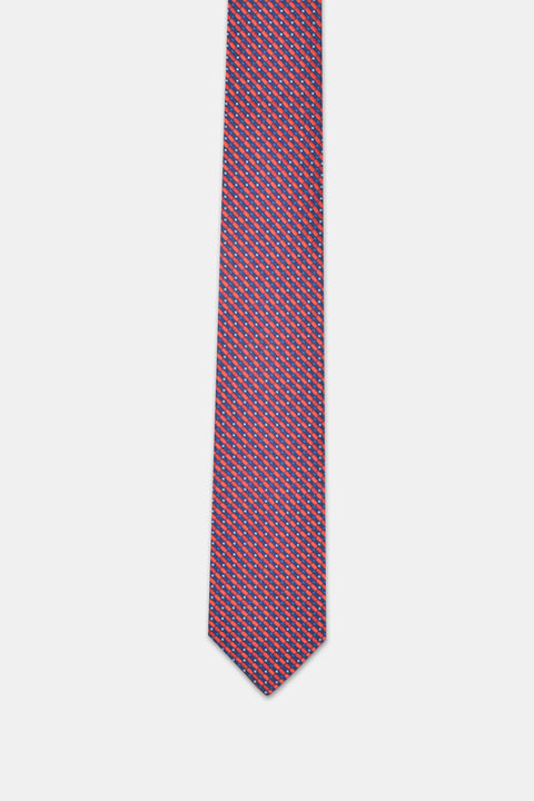 Jacquard Tie 7 cm Red