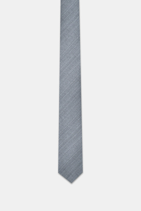 Jacquard Tie 6 cm Gray