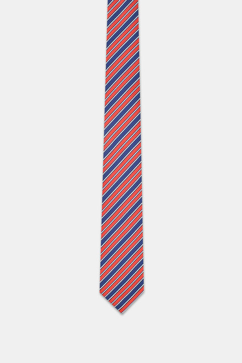 Stripe Tie 7 cm Orange
