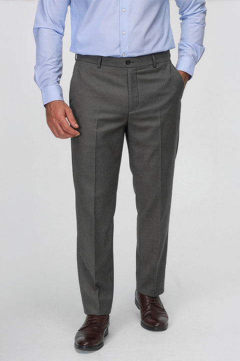 Regular Fit Classic Pants Gray