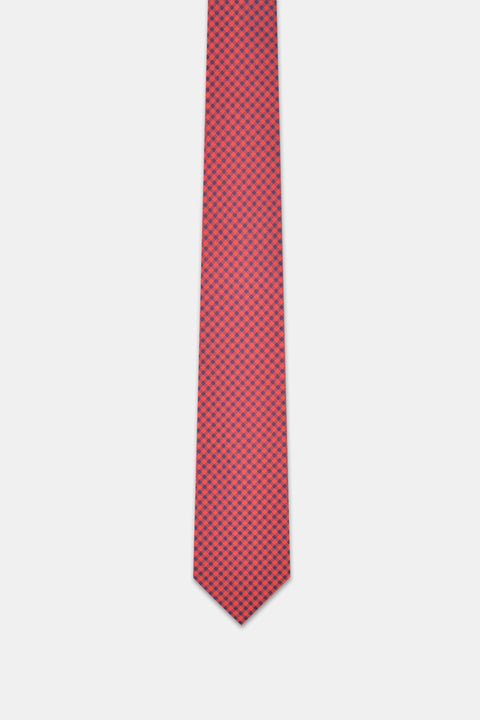 Jacquard Tie 7 cm Red
