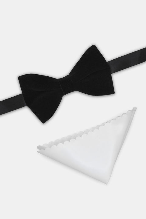 Plain Bow Tie Black