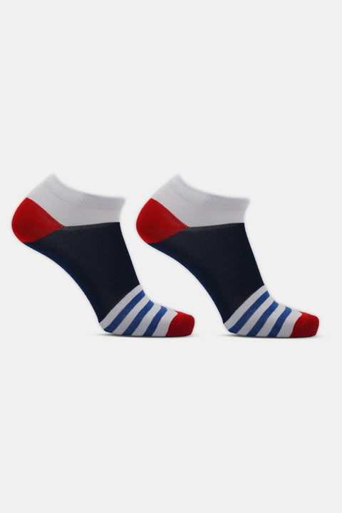 Striped Socks Dark Blue