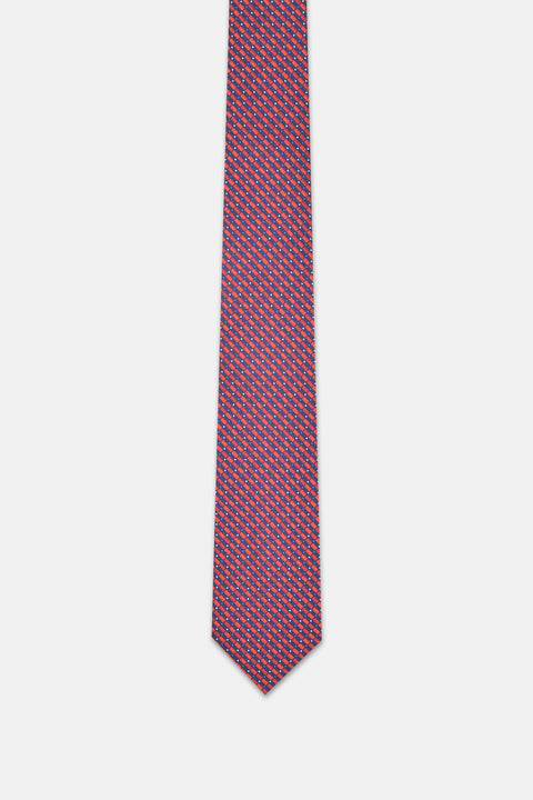 Jacquard Tie 7 cm Maroon