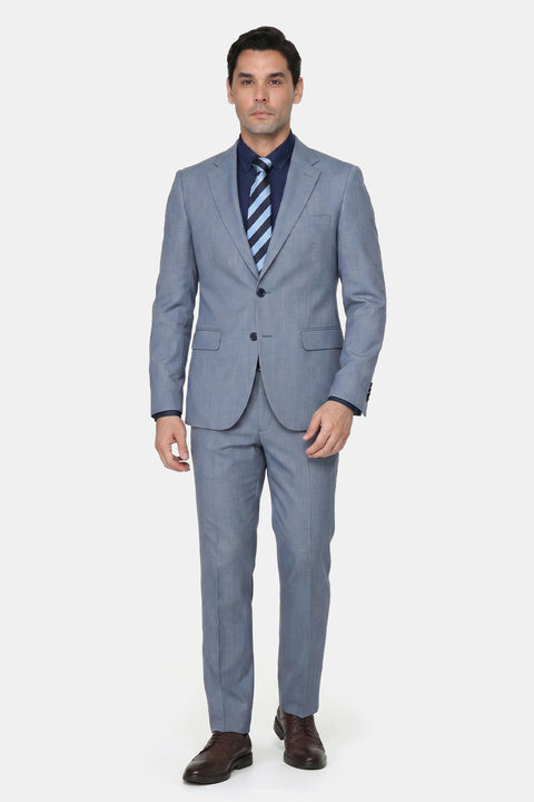 Slim Fit Suit Blue