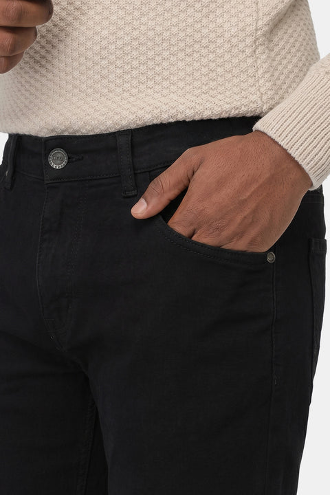 Slim Straight Chino Black