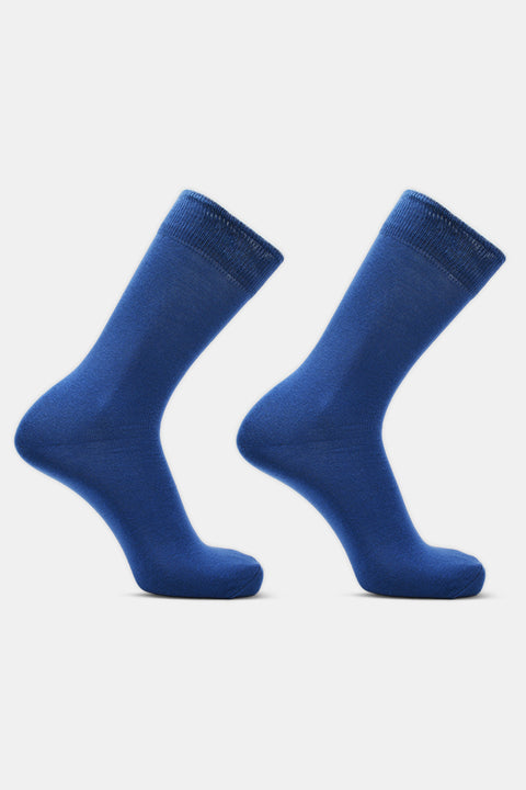 Plain socks Blue