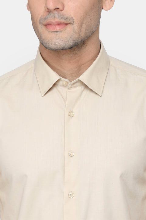 Classic Shirt Regular Fit Beige